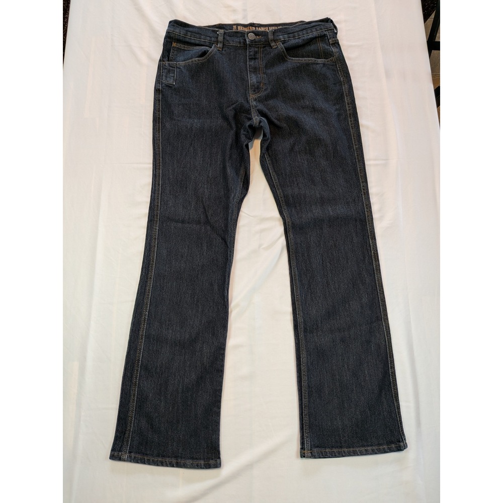 Redhead Ranch Ranch Fit Boot Cut Jeans 35x34 Dark Indigo Stretch - Picture 1 of 12